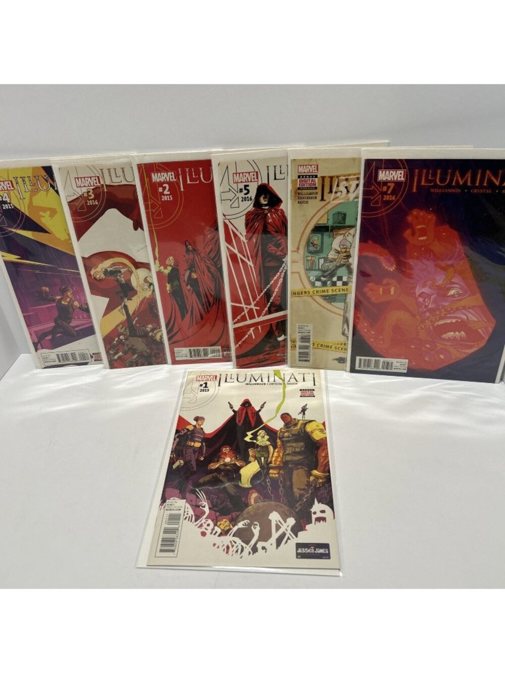Illuminati Marvel Comics 2015 & 2016 1 -7 Set Run Lot Marvel High-Grade Comic